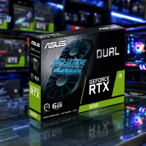 Placa de video Asus RTX 3050 6gb (Acessório novo Caixa lacrada.Nota e Garantia 2 anos)