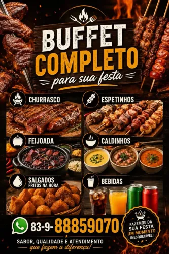 Feijoada completa para festas