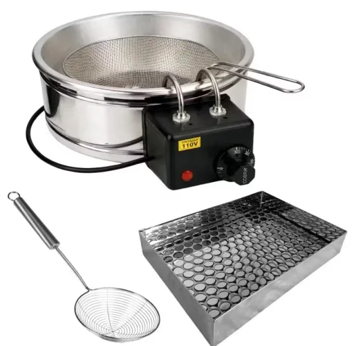 Fritadeira elétrica 5l + escorredor 220v