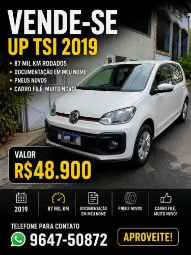 Volkswagen Up! Move 1.0 TSI Total Flex 12V 5P 2019