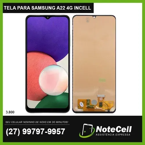 Tela / Display Incell para Samsung A22 4G - Instalação em 30 Minutos !!!