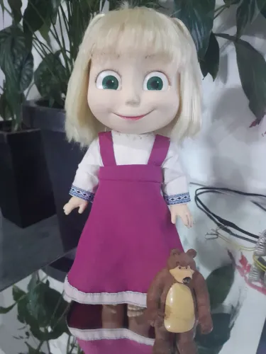 Boneca masha  da estrela com ursinho de brinde 