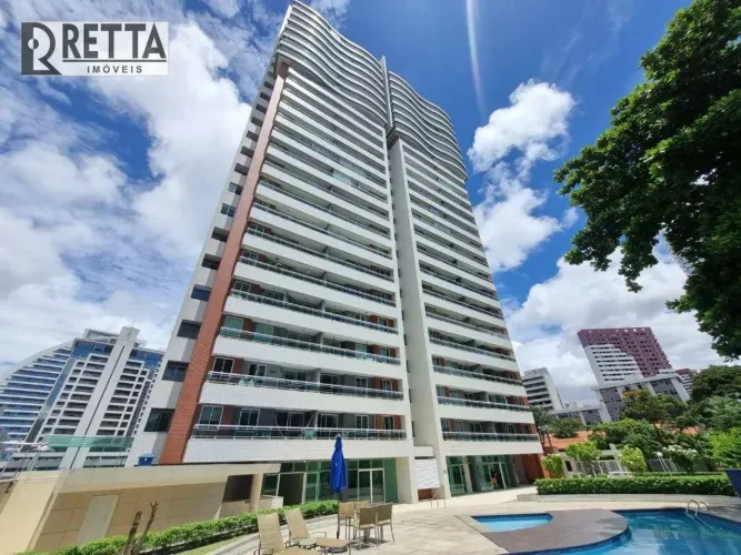 Apartamento com 2 dormitórios para alugar, 74 m² por R$ 4.755,00/mês - Aldeota - Fortaleza