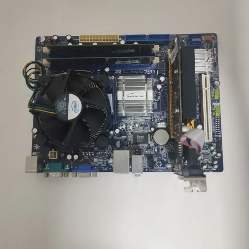 Kit placa mãe,placa de vídeo, RAM , processador e fonte
