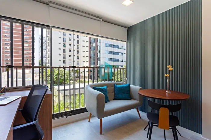 Studio mobiliado para venda no Jardins