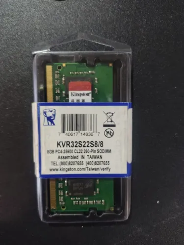 Memoria 8gb P/ Notebook Kingston Ddr4 2400mhz Kvr24s17s8/8