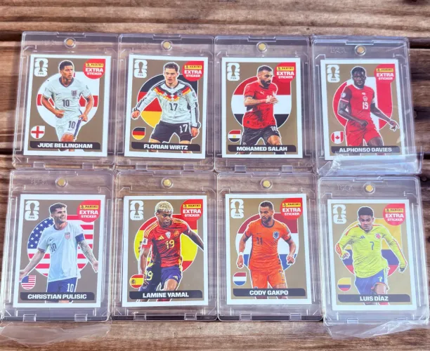 Coleção 26 Legends Panini FIFA World Cup 2026 | Messi, Bellingham, Haaland, CR7