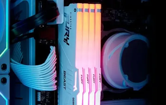 Memória Kingston Fury DDR5 32gb 40Branca