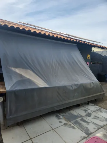 Toldo retrátil, tenda