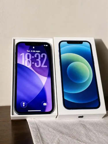 Iphone 12 azul escuro 64GB IMPECÁVEL