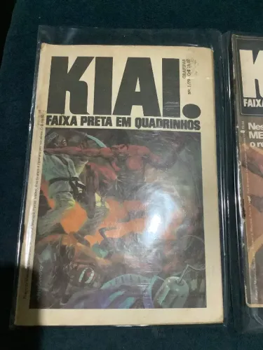 KIAI. Faixa Preta em Quadrinhos n°1 e 2 - Grafipar (1979)