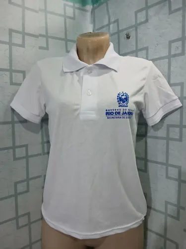 Camisa polo escolar estadual