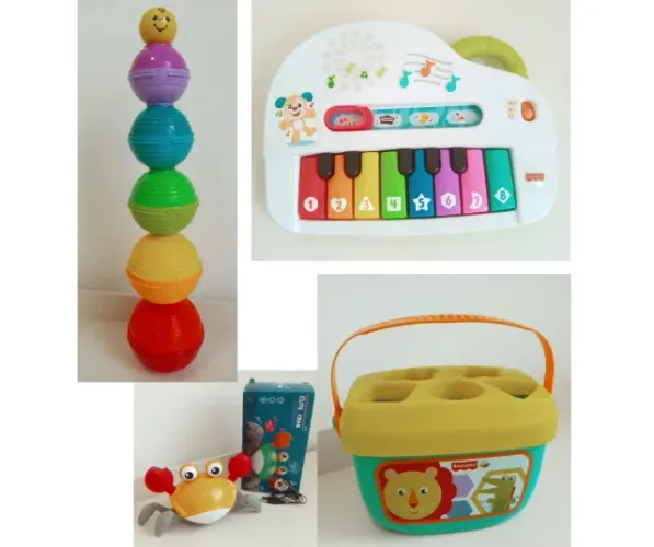 Combo brinquedos fisher price com brinde