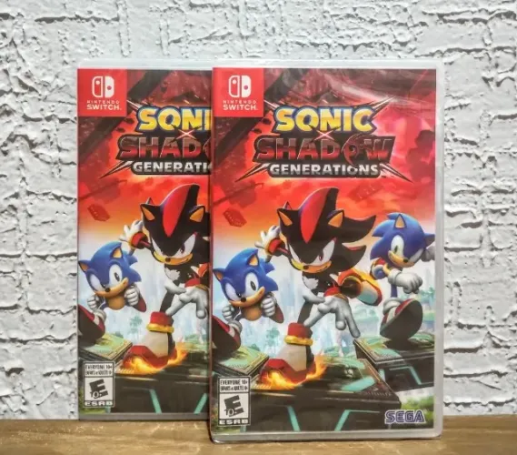 Sonic X Shadow Generations Switch Lacrado (Aceitamos seu jogo usado com pagamento)