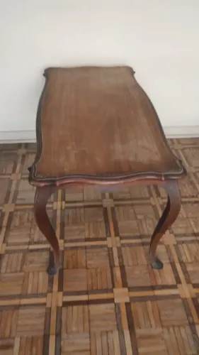 Mesinha de Centro Retangular Estilo Luís XV