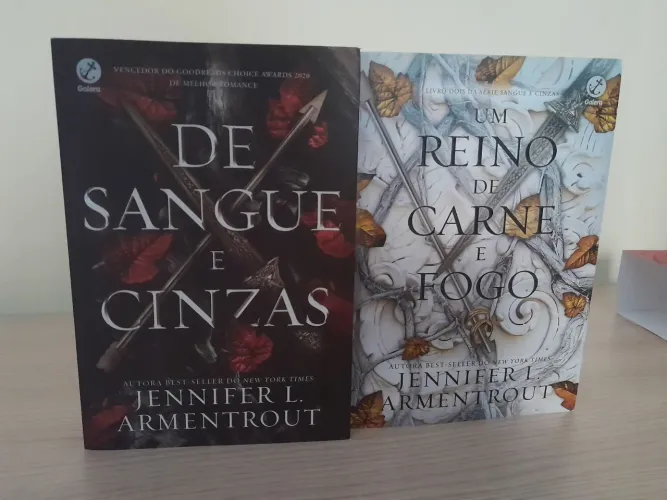 Kit De Sangue e Cinzas + Um Reino de Carne e Fogo | Novos