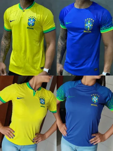 Camisa Brasil linha premium masc e feminino 