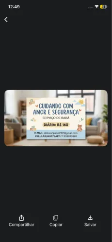 Ofereço serviços de babá 