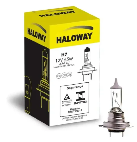 Lampa Haloway H7 12v 55w branca Par