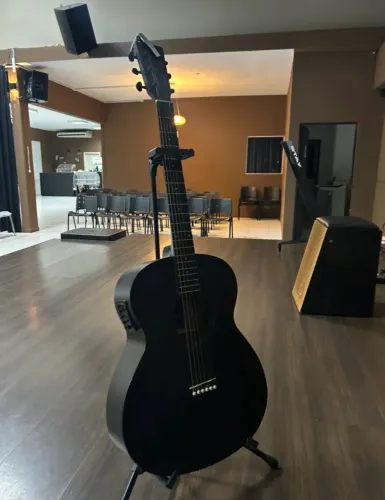 Violão eletroacústico Strinberg Forest FS1A para destros cor tabaco