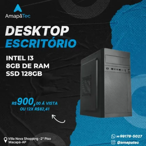 COMPUTADOR I3 3220  8GB DDR3 SSD 128GB
