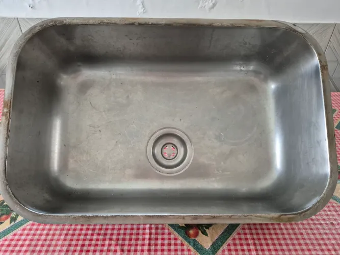 Cuba grande de Inox para pia cozinha