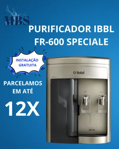 Purificador de água fr 600 speciale ibbl