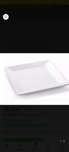 Vendo Pratos grandes quadrados
