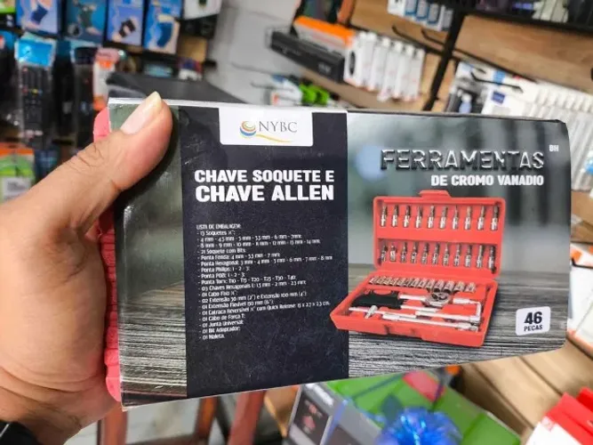 Kit Chave Soquete e Chave Allen - Loja Física