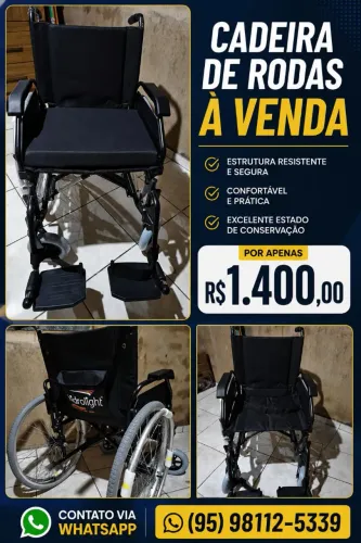 CADEIRA DE RODAS NOVA