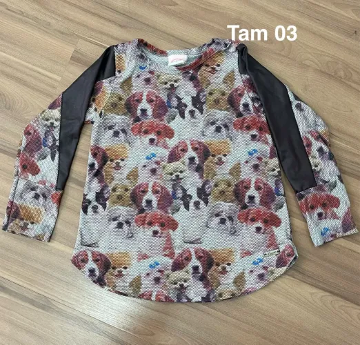 Blusa infantil TAM 3