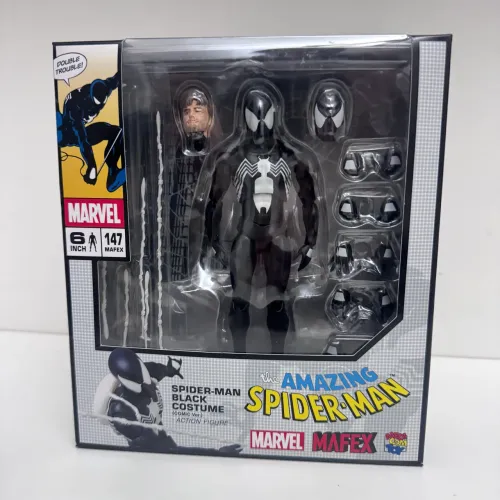 Mafex N°147 Spiderman Black Costume
