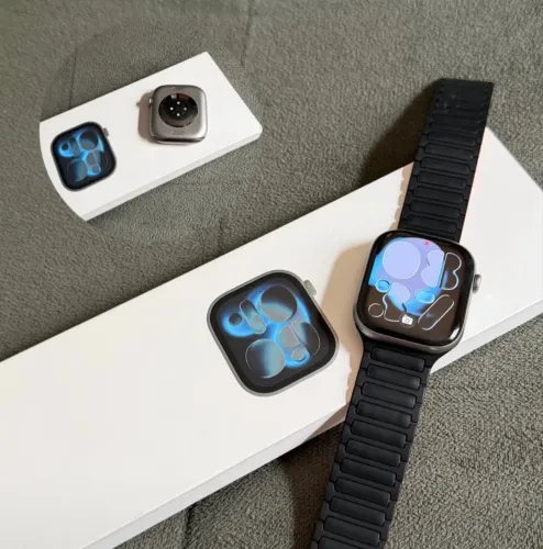 Apple Watch Series 11 GPS Caixa Cinza-espacial de Alumínio 46mm