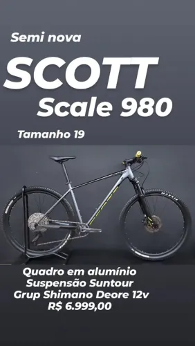 Bike Scott Scale 980 tamanho 19