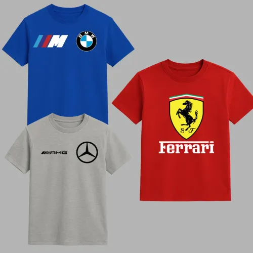 Kit 3 camisetas TAM 12