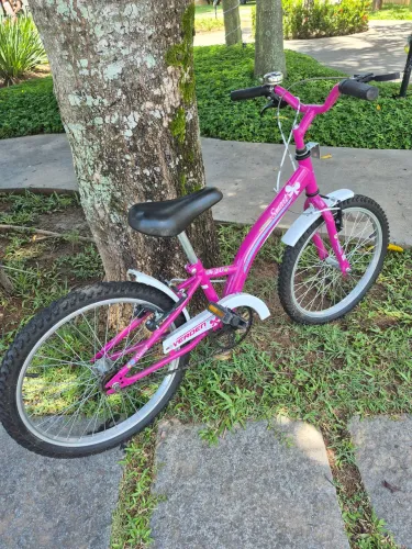 Bicicleta fem aro 20 smart verden, seminova