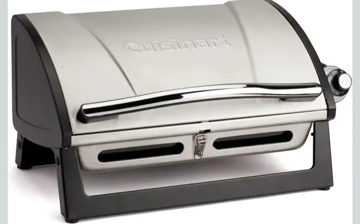 Cuisinart Grelha a gás de mesa portátil de propano CGG-059A 8.000 BTU