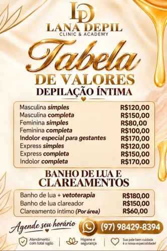 Depilação na cera homens e mulheres