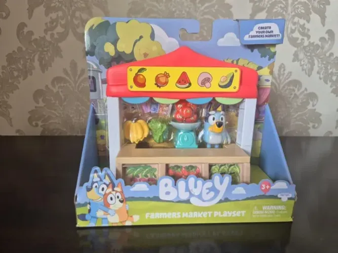 Mini Playset Bluey. Farmers Market / Barraca De Feira. Novo!