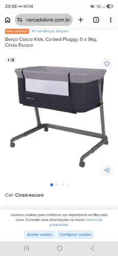 Berço kids Cosco Pluggy