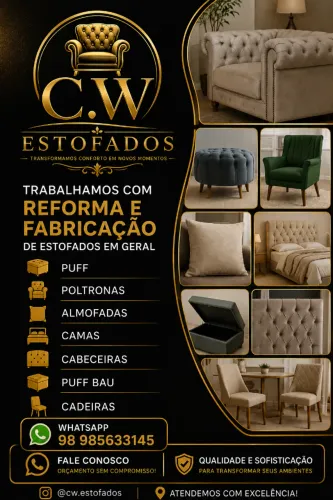 reforma e fabricaçao de estofados