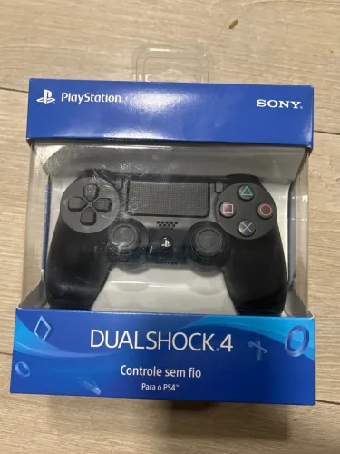 Controle sem fio ORIGINAL PlayStation 4 (SEMINOVO POUQUÍSSIMO USO)