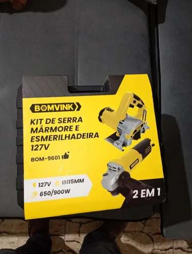Kit Serra mármore e lixadeira