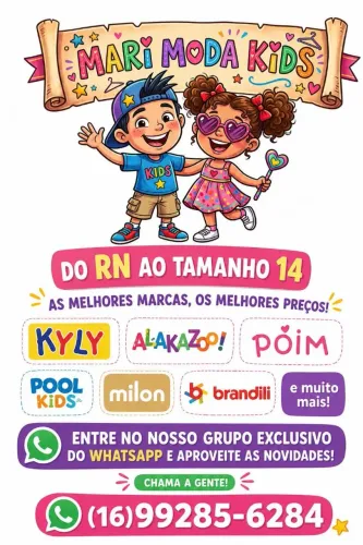 ROUPAS INFANTIL MENINA E MENINO