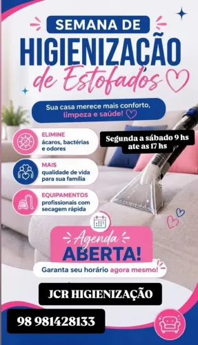 Higienização de estofados
