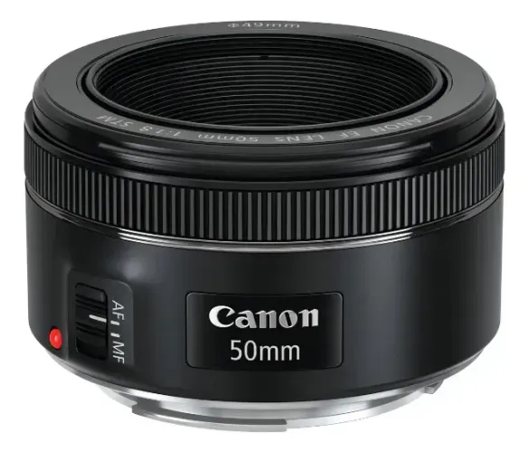 Lente Canon EF 50mm f/1.8 STM Para Câmeras DSLR