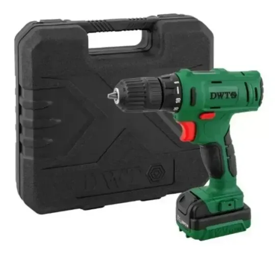 Parafusadeira Furadeira a Bateria 12V fonte bivolt automática PFD 120 DWT