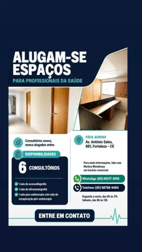 ALUGUEL DE CONSULTÓRIOS E SALAS - AV. ANTÔNIO SALES, 681 - FORTALEZA/CE