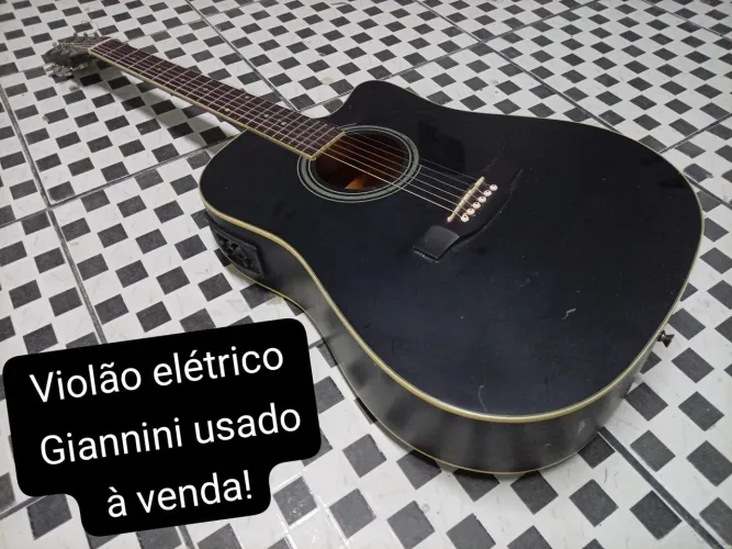 Violão Giannini Folk Elétrico