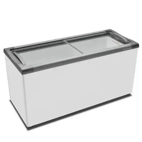 Freezer Horizontal Porta de Vidro 505 Litros Metalfrio NF55S Branco 127v